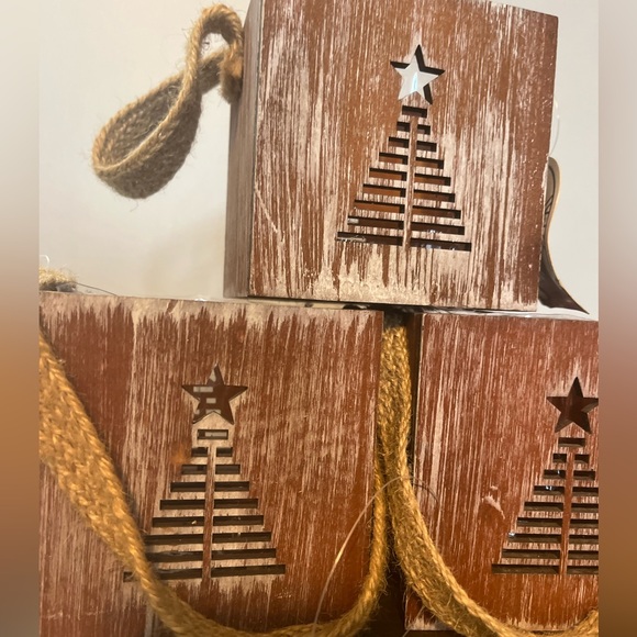 ๐ Arizona East Winter Wood Box Planters Set of 3 4x4โ - Picture 2 of 6